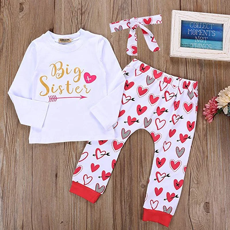 Повязка на голову с сердечками для маленьких девочек милый белый топ младенцев