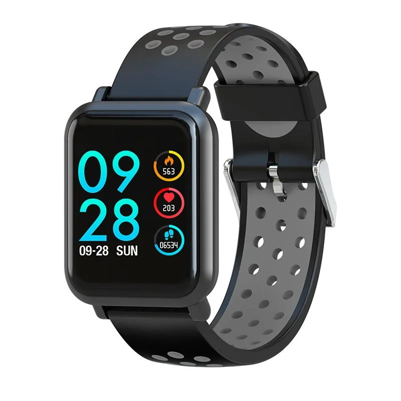 

Smart Bracelet Real-time Heart Rate Blood Pressure Sleep Monitoring 1.22 Inch IP68 Waterproof Sports Watch Relogio Inteligente