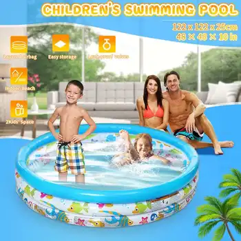 

Baby Kids Inflatable Round Swim Pool Safety Float Thickened Ocean Ball Pool Play Swimming Pool Infant Water Floating