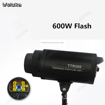 

Studio Flash 600W Professional Flashlight GN68 1.6S Photo Lamp For Portrait Still Life Product Photography Shooting CD50 T10