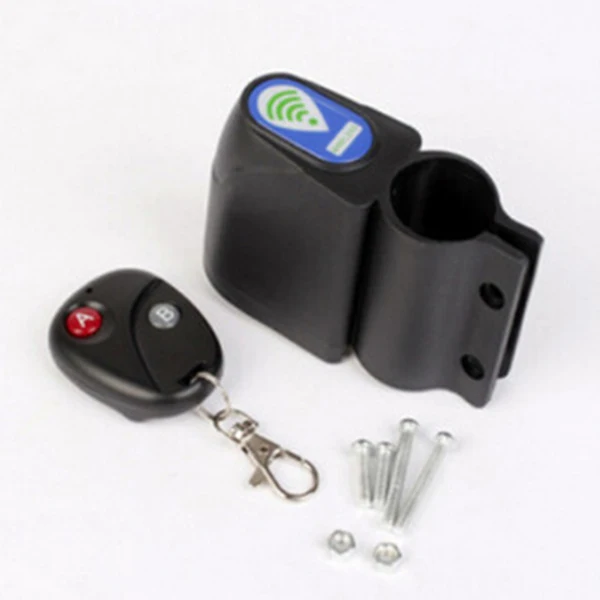 Anti-theft Bike Lock Alarm Cyclings Security Wireless Remote Control Vibration BB55