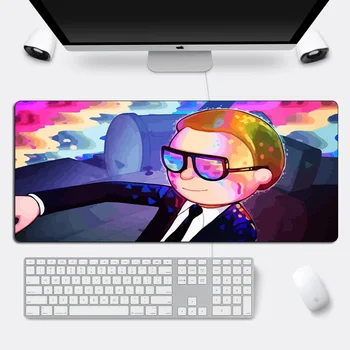 

Funny Anime Rick And Morty Mouse Pad Gamer Large Locking Edge 70x30cm XXL Gaming Mousepad Otaku Computer Notbook Desk Mat