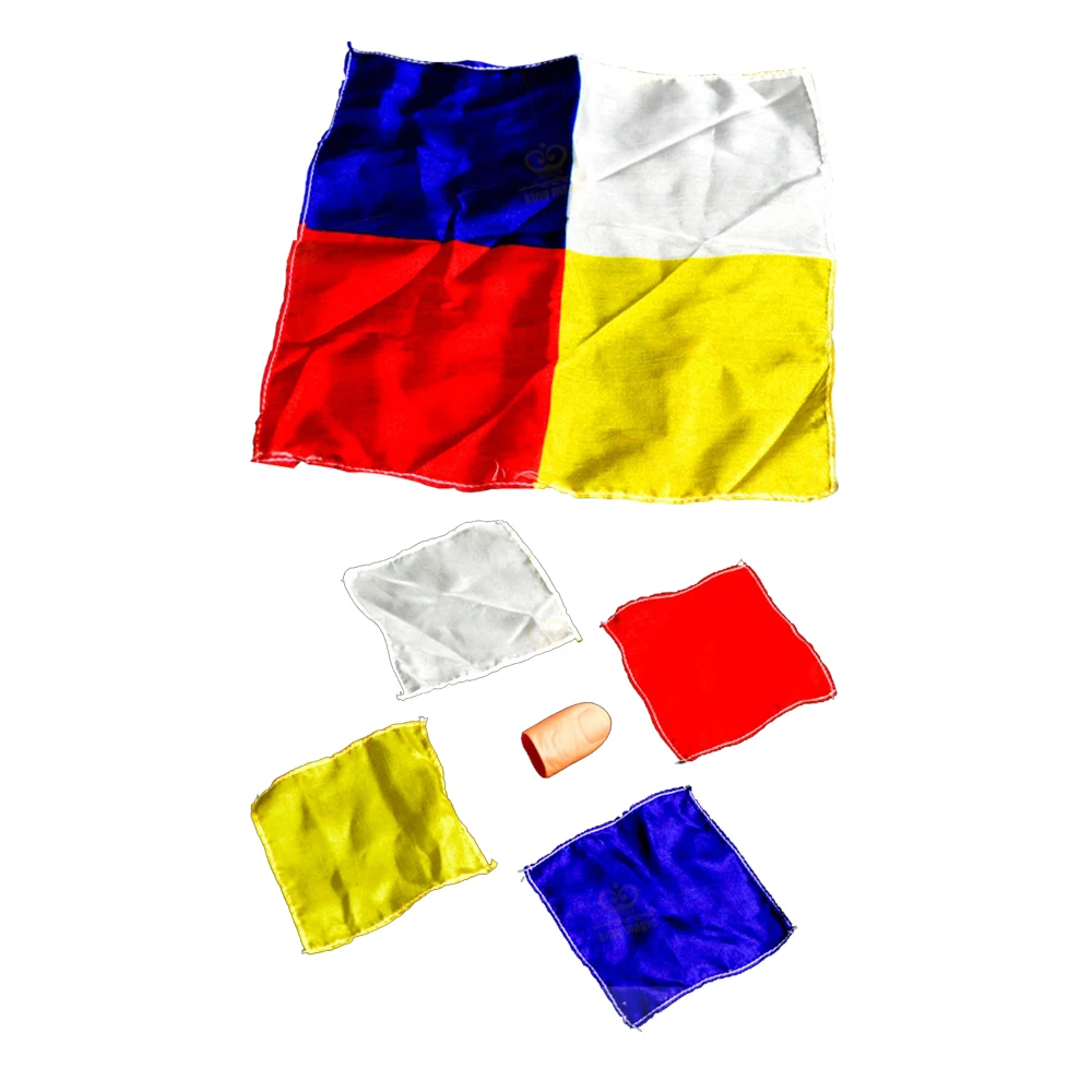 

Новинка 2021, наконечник большого пальца Blendo, шелковые фокусы, Высококачественная шелковая сцена, магический реквизит, профессиональный искусственный трюк