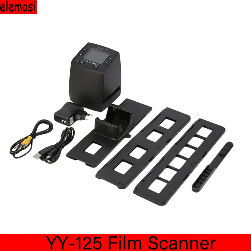 

Film Scanner 35mm Slide Viewer Scanner USB Digital Color Photo Scanner Slide Film Converter 2.4" LCD EU PLUG Film Scan/USB MSDC