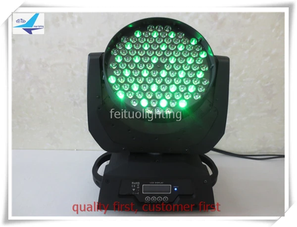 E-1x Китай движущиеся головы мыть сценический свет 108x3W RGBW 4 в1 Led движущаяся головка для диско DJ