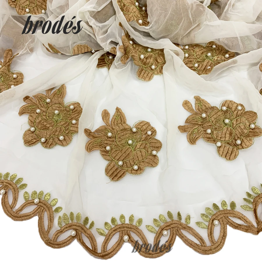 Африканские женские шарфы большой круг дизайн большой Embrodiery хлопок длинный шарф для Shaws пашмины