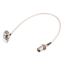 Uxcell Низкая потеря радиочастотный коаксиальный кабель Соединительный коаксиальный провод RG-179 BNC Женский BNCMale