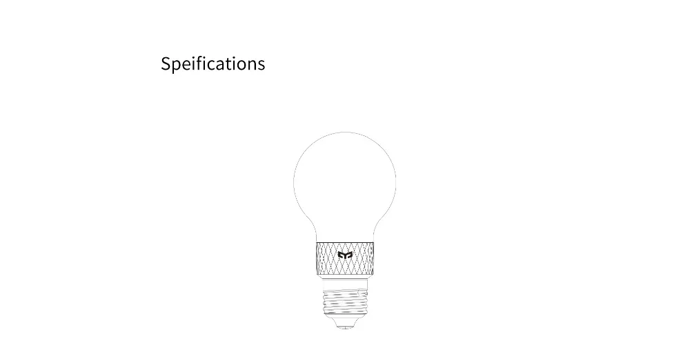 Xiaomi yeelight умный светодиодный лампочка накаливания YLDP12YL 700 люменов 6 Вт лимонная умная лампочка работает с Apple homekit