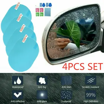 

10x14.5cm Anti-fog Film Replacement Parts Set Accessories Universal Auto 4Pcs Exterior