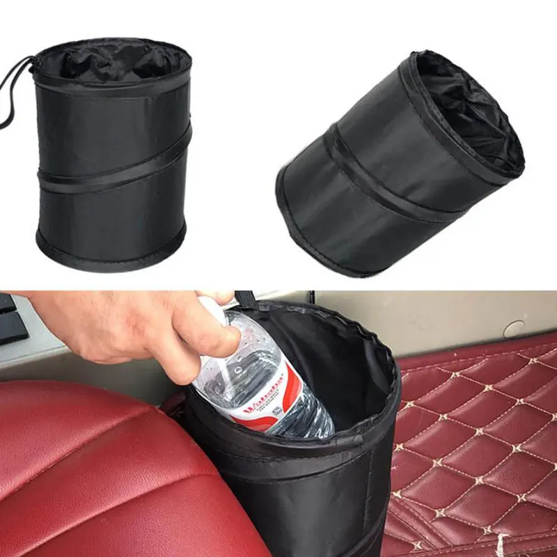Multifunctional Storage Bag Car Folding Trash Can Waterproof High-capacity  Bag Car Trash Can