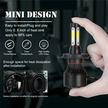 

Spotlight Headlights Waterproof Shockproof Replacement Conversion H4 LED