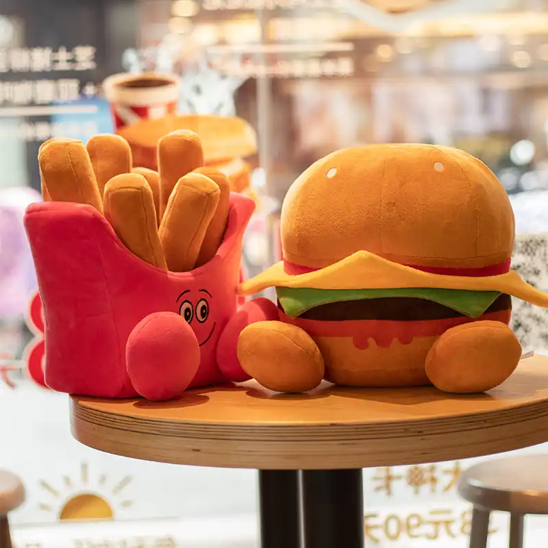 peluche de hamburguesa