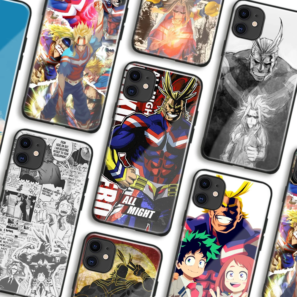 Чехлы для телефонов с надписью My Hero Академия iPhone 11 12 13 Mini Pro XS Max 6s X XR 6 7 8 Plus SE мягкий