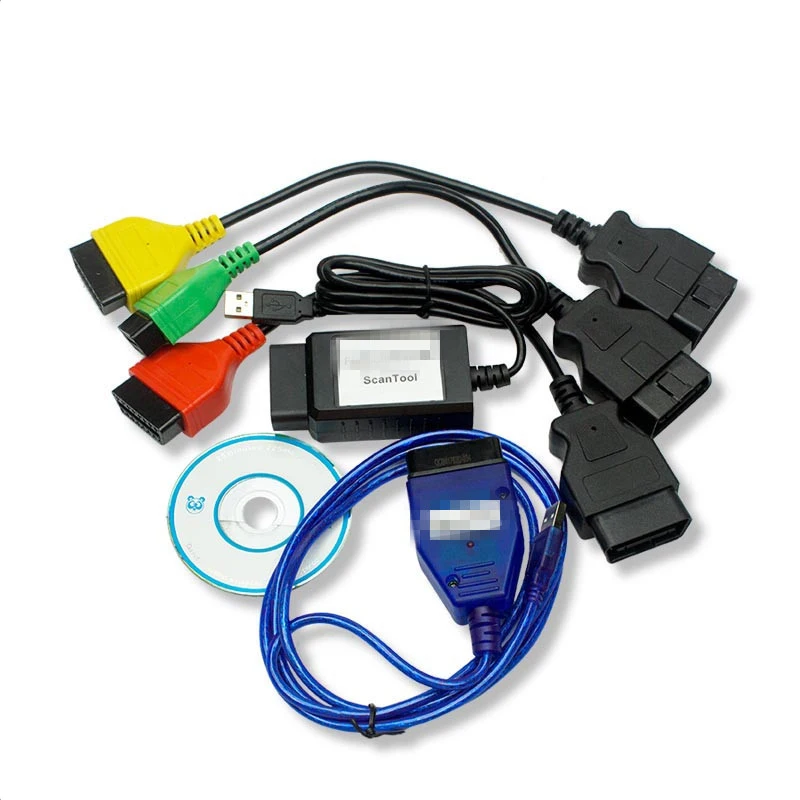 Newest For Fiat ECU Scan Diagnostic Cables Adapters FiatECUScan MultiECUScan Auto OBD2 Connector for Alfa Romeo Lancia | Автомобили и
