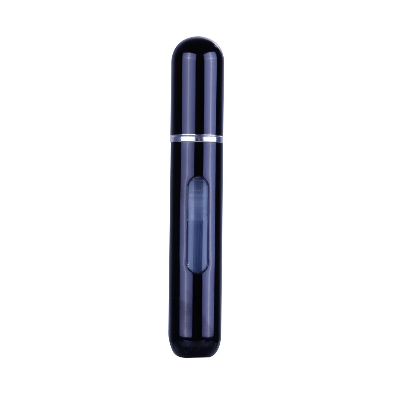 OSHIONER 5 мл 8 мл многоразовый мини флакон-спрей для духов Алюминиевый распылитель портативный дорожный косметический контейнер флакон для духов - Цвет: 8ml black
