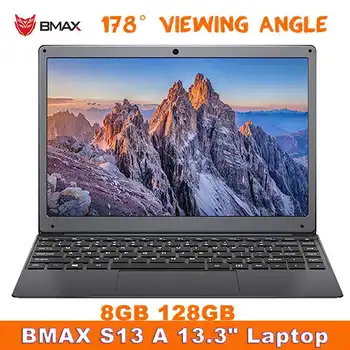 شراءحاسوب محمول BMAX S13 A بشاشة 13.3 بوصة Intel N3350 8GB LPDDR4 128GB 1080P IPS شاشة 178 ° زاوية عرض لوحة مفاتيح كاملة الحجم HDMI حاسوب محمول