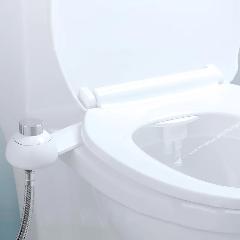 Ycrays Black White Rose Gold Bidet Toilet Seat Attachment Nonelectric