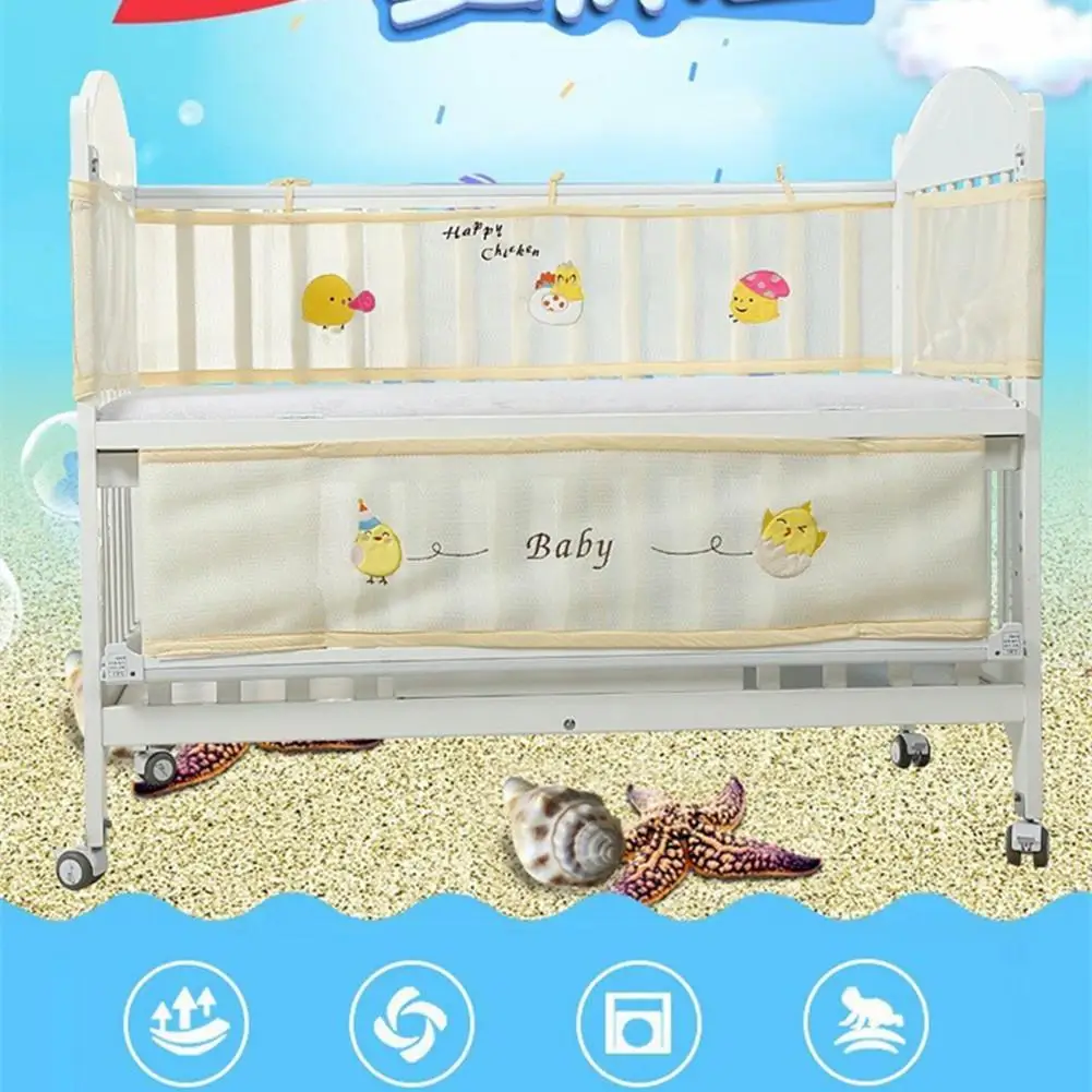 Kidlove/2 шт., детская дышащая защита на кровать с мультяшным принтом, защита на кровать, забор, товары для безопасности детей, уход за ребенком