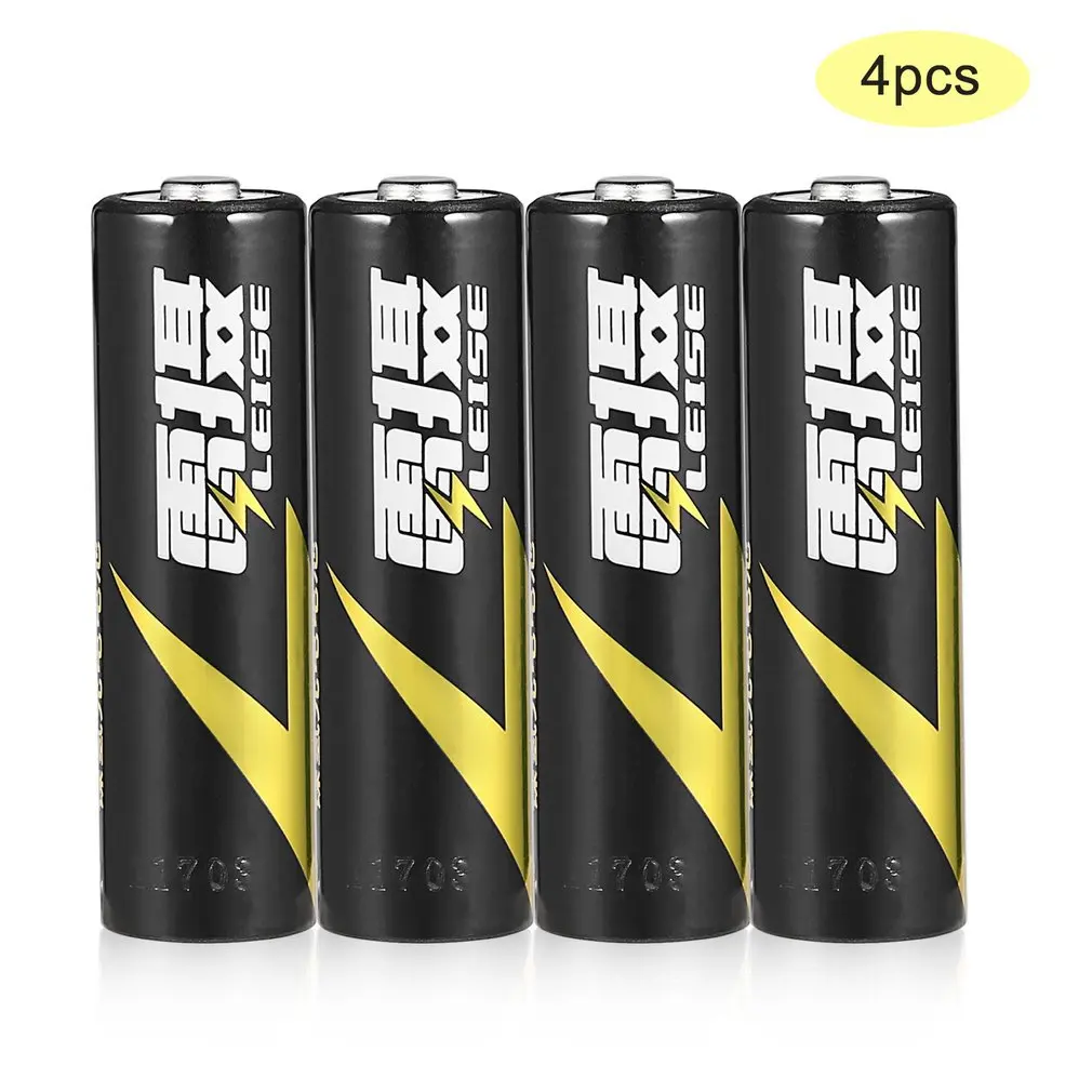 

4pcs LEISE 1.2V AA 2500mAh Ni-MH Battery Rechargeable Battery Environmentally Friendly Low Consumption Battery Immediacy Black