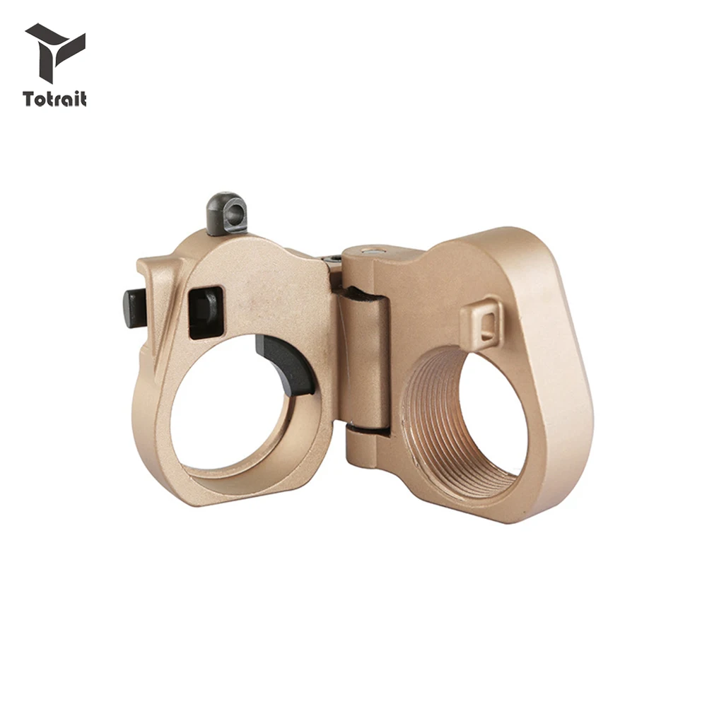 

TOtrait Tactical AR Folding Stock Adapter Airsoft Hunting Accessory For M16/M4 SR25 Series GBB(AEG) 2-0042 AR Folding Stock