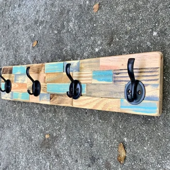 

Rustic Coat Rack Wall Coat Hanger, Farmhouse Hat Hook Hanger, Towel Rack Wooden Coat Rack, Entryway Hanger Hook Home Decor