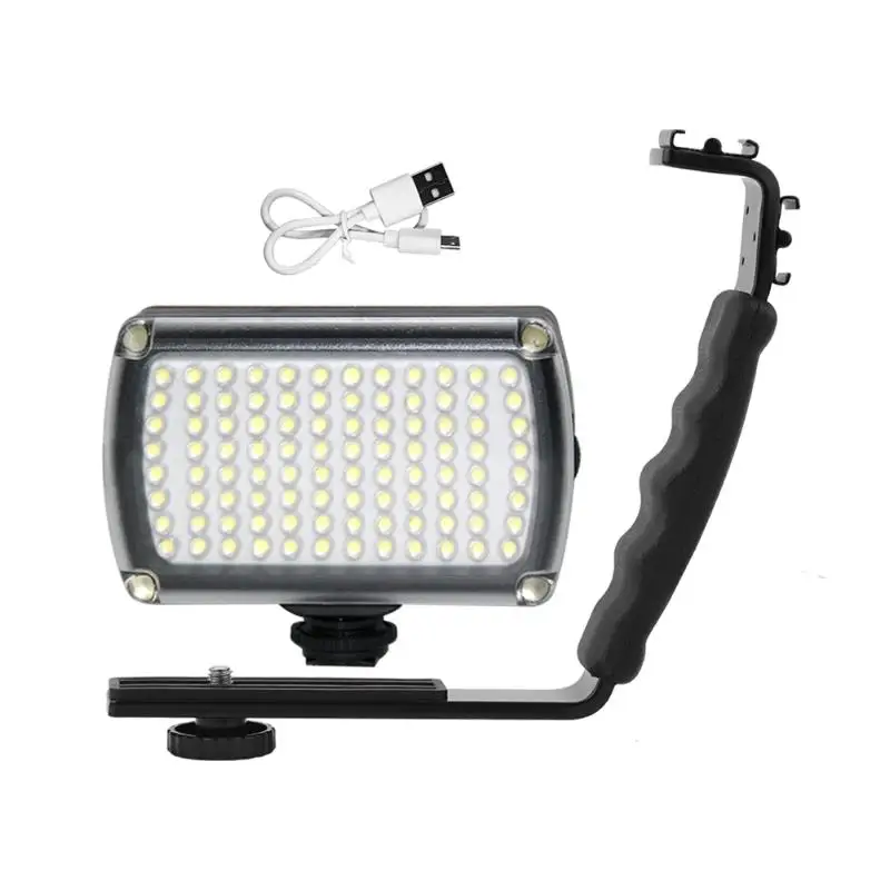 96LED Dimmable заполняющий светильник+ l-образный держатель ручки для DJI Osmo Mobile 3 2