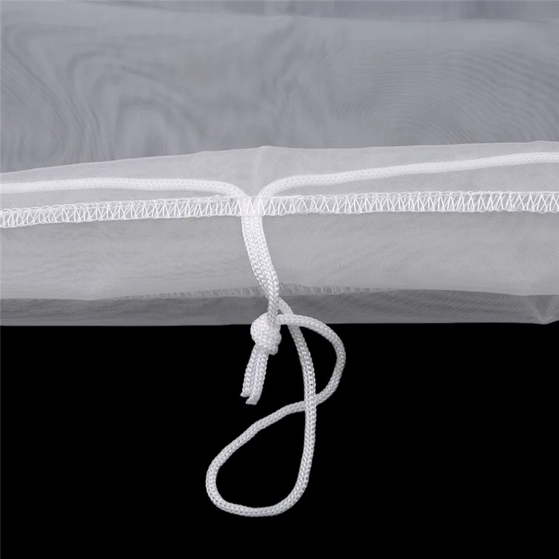 Mesh Nylon Strainer Filter Bag Nylon Mesh Net Strain For Nut Milk Hops Tea Brewing Home Wine Beer Making Bar Tools
