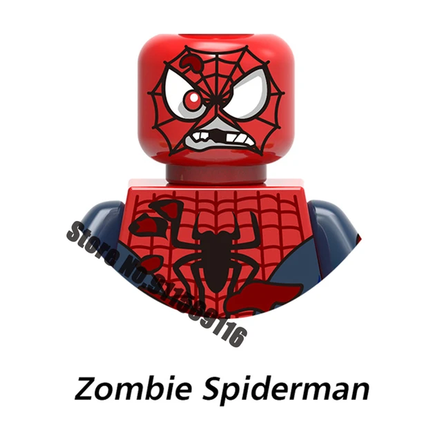 Superhero Spiderman Suit Building Blocks Bricks Mysterio Peter Parker Miles Morales Action Figures Kids Toys Christmas Gifts I-X661