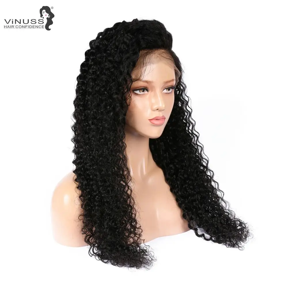 Vinuss парик из натуральных волос на кружеве 13*6, парик из искусственных волос на кружеве для черных женщин