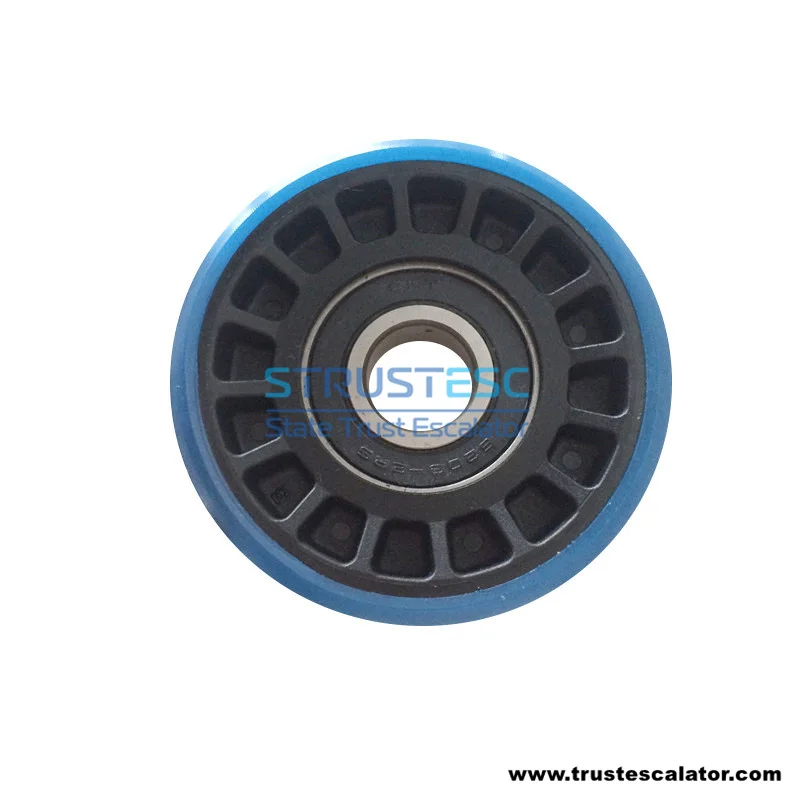 Escalator Step Roller OD76mm W22mm Bearing 6203 76*22*6203 1 Pack=50 Pieces