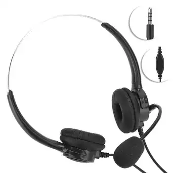 

Tablet Microphone Head-Mounted Binaural 3.5MM Mobile Phone Headset Tablet Earphone MIC Hot