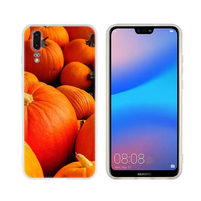 Soft Silicone Case For Huawei P50 P40 P30 P20 Lite E Pro Plus P Smart Z 2019 2020 Coque Winter warmth hd printing 05
