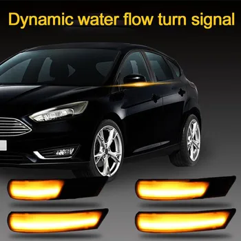 

1 Pair LED Dynamic Turn Signal Light Lamp Side Wing Rearview Mirror Indicator Blinker For Focus 2 3 MK2 MK3 Mondeo MK4