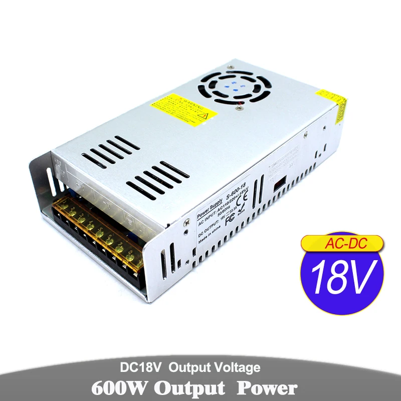 Ac-dc источник питания DC 12V 13,8 V 15V 18V 24V 27V 28V 30V 32V 36V 42V 48V 60V 300W 350W 360W 400W 480W 500W вт 600 Вт Световой трансформатор