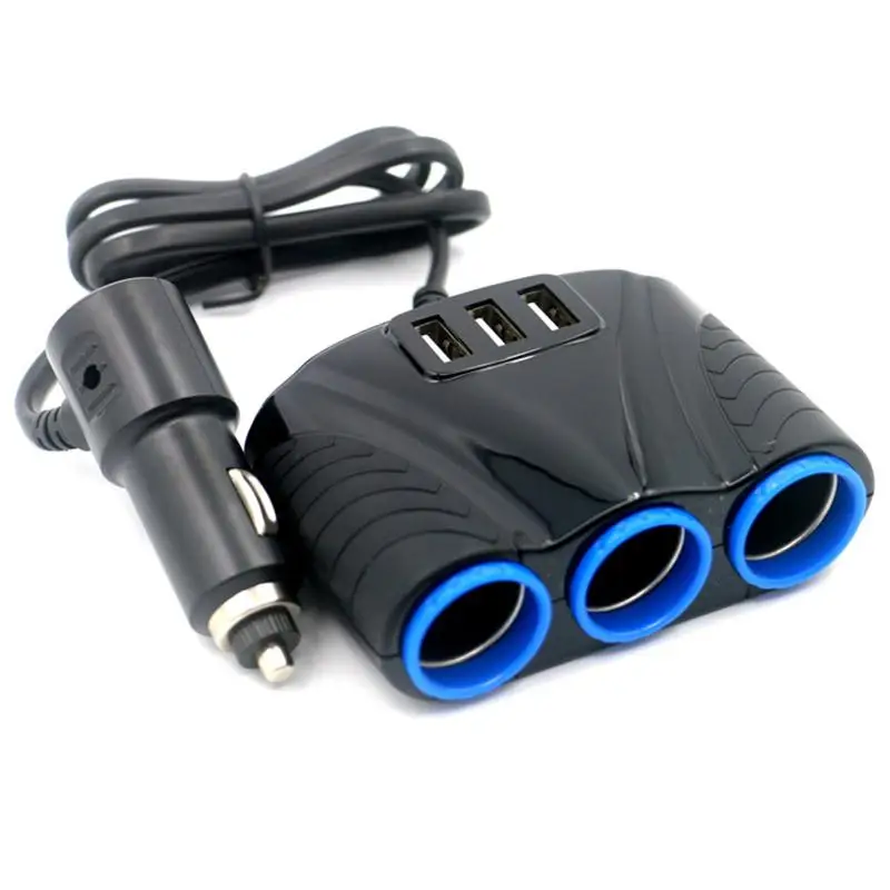Адаптер для прикуривателя с несколькими USB-портами автомобильное зарядное