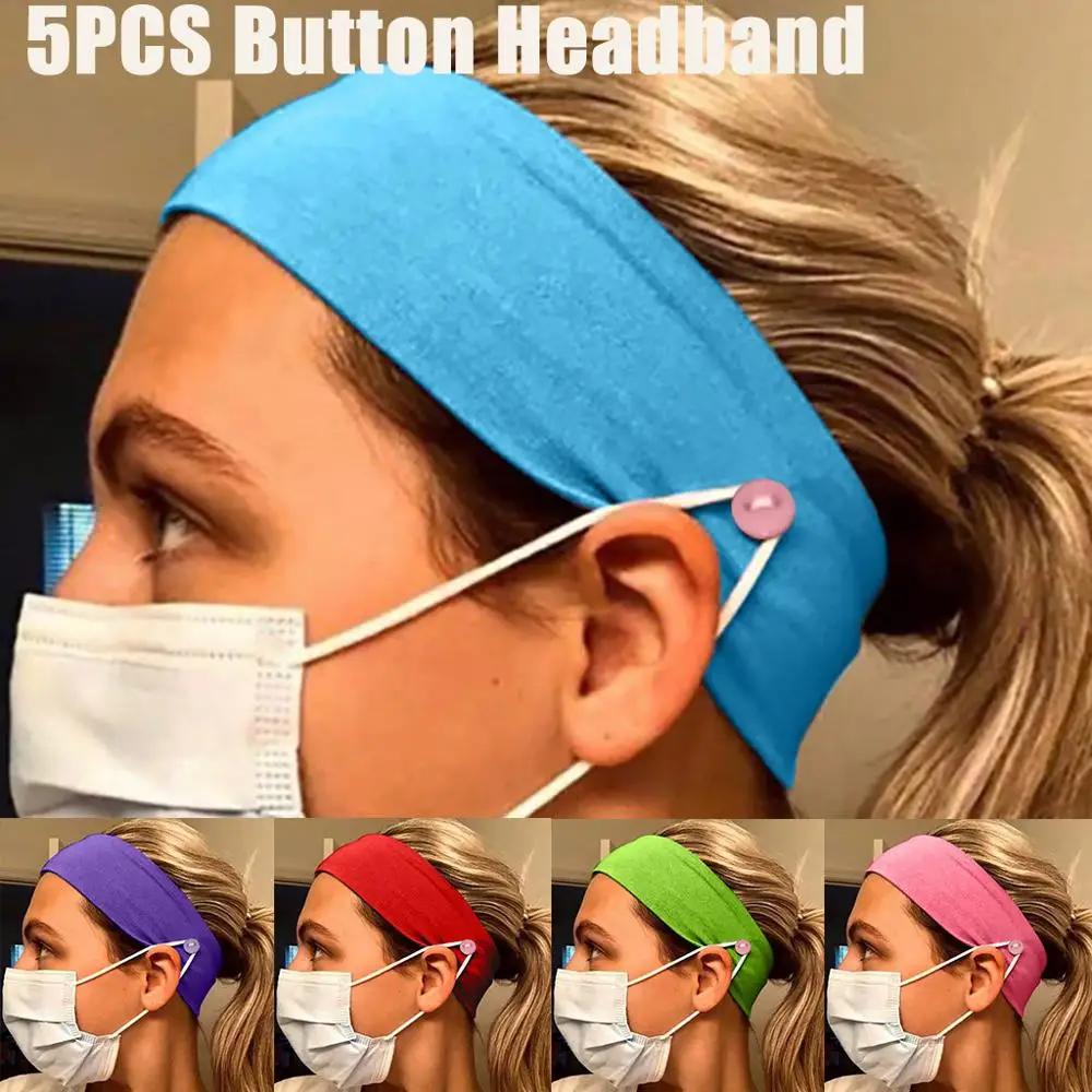 

Button Headband Yashmak Holder Wearing a Yashmak- Protect Your Ears With Headband