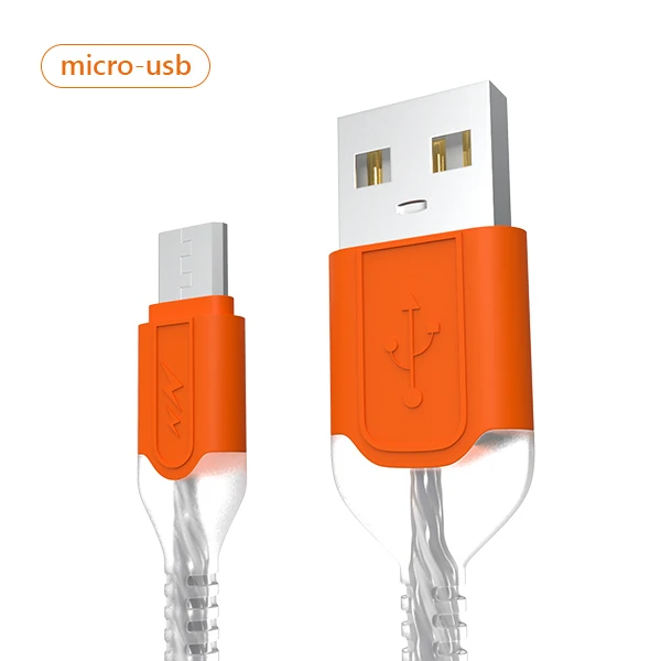 CBAOOO 1 м Micro USB кабель передачи данных для быстрой зарядки шнур для Android мобильного телефона samsung huawei Xiaomi OPPO кабель для планшета - Цвет: Micro Cable