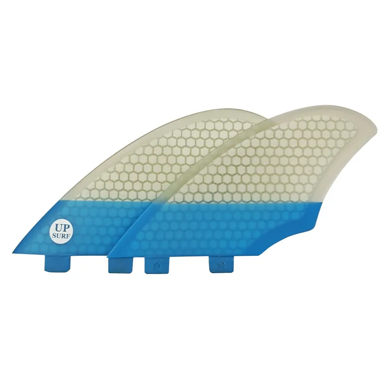 UPSURF FCS Fin Sup Board Fins Double Tabs Fin Twin Fins big size Fiberglass keel fins surf surfboard Accessories Keel