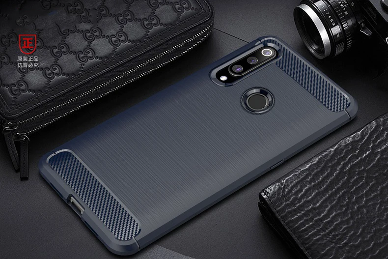 Телефон i полная защита Бампера оболочка 10i углеродное волокно крышка huawei 360 чехол для прочного Honor 10 противоударный - Цвет: Синий