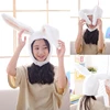 Women Men Funny Plush Bunny Ears Hood Hat Cute Rabbit Eastern Cosplay Costume Accessory Headwear Halloween Party Props ► Photo 3/6