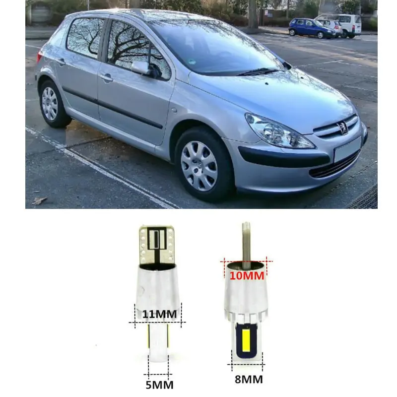 

Canbus Led Parking Light Lamp Bulb For Peugeot 307 206 308 407 207 2008 3008 508 406 301 BOXER BIPPER 405 306 309 4007 008 405