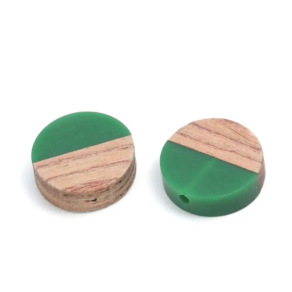 DoreenBeads смолы и деревянные бусины-спейсеры Круглые разноцветные ювелирные