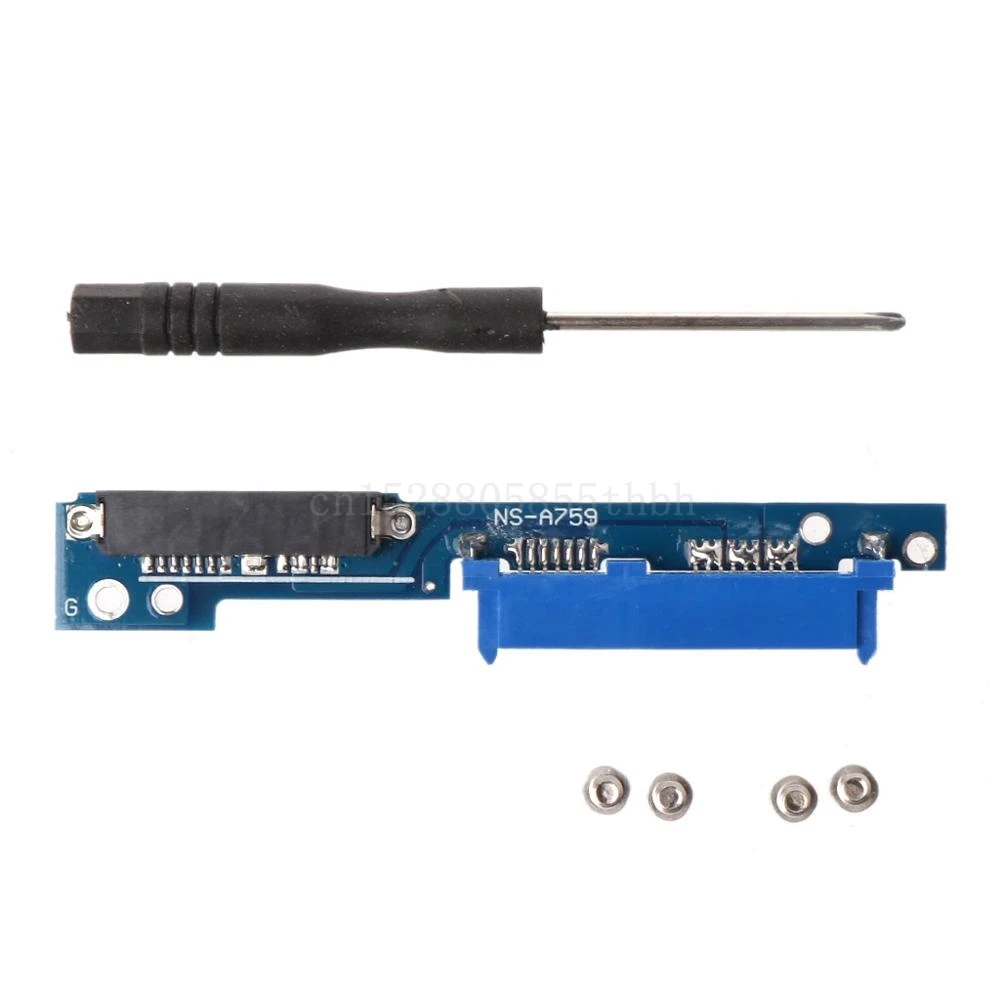Micro sata 7 + 6 macho para sata 7 + 15 adaptador fêmea serial ata conversor para lenovo 310 312 320 330 ideapad 510 5000 placa de circuito