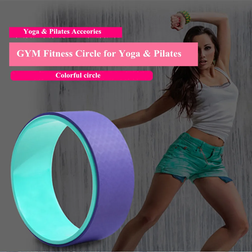 

Gym Pilates Circle TPE Fitness roller wheel Exercise yoga circle Women body shaping equipment Workout ring tool magic waist
