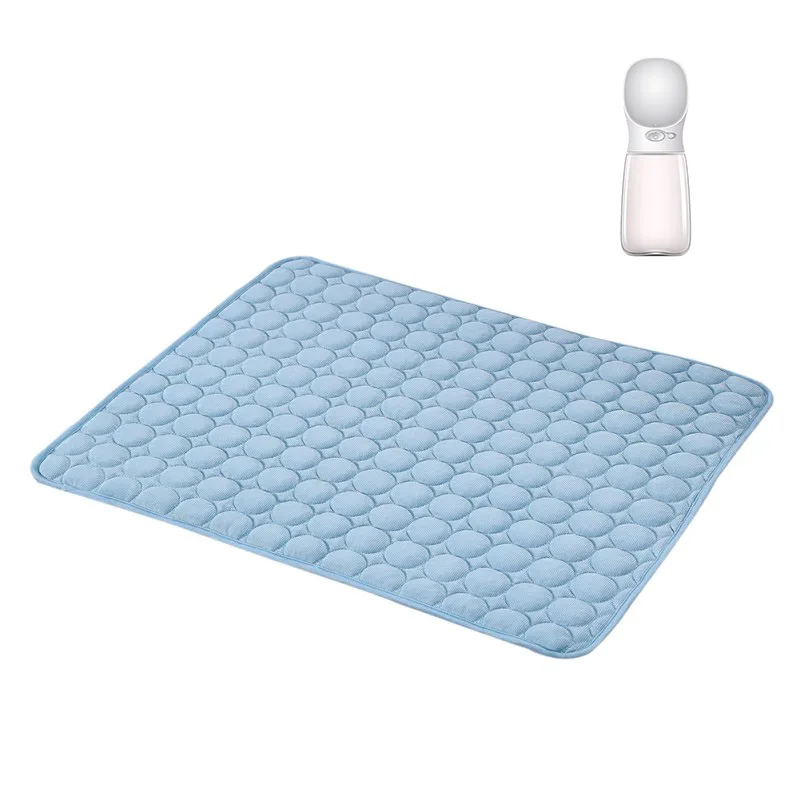 Drop ship Pet Dog Summer Cooling Mats with Pet water bottle - Цвет: as show