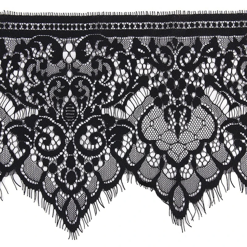 Wide Lace Trimming DIY Sewing Applique 3 Yard 19cm