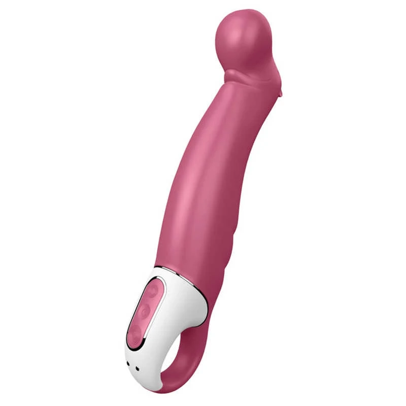 Вибромассажер Satisfyer Vibes Petting Hippo с загнутым кончиком