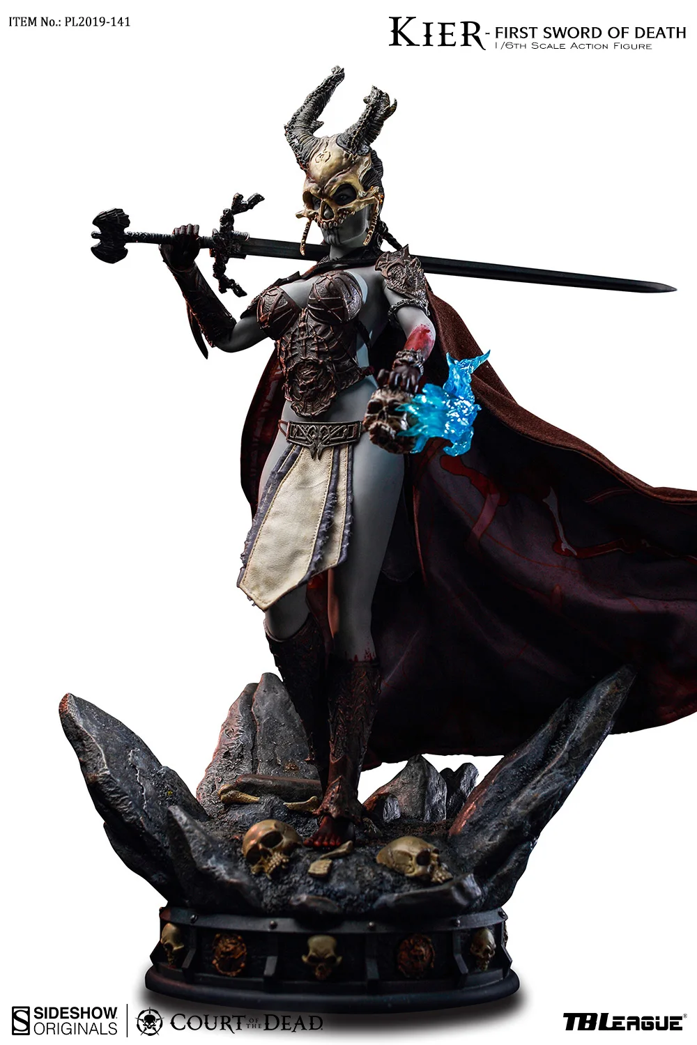 TBLeague x Sideshow PL2019-141 1//6 Scale Kier-First Sword of Death Head Sculpt