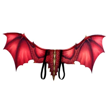 

Non-Woven Fabric Lifelike 3D Dragon Wing Halloween Party Mardi Gras Dragon Costume Cosplay Halloween Costume Set