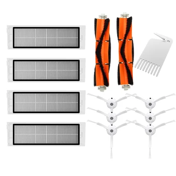 

6X Side Brush +4X Hepa Filter + 2X Main Brush Suitable For Xiaomi Vacuum Roborock S50 S51 S55 S5